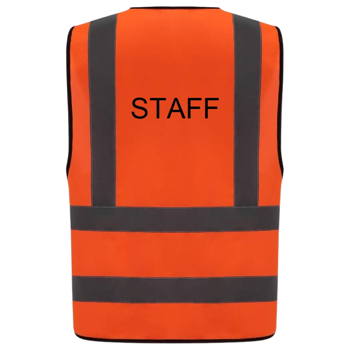 Pre-Designed Safety Vest - Classic Orange