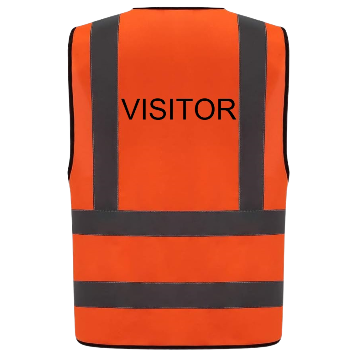 Pre-Designed Safety Vest - Classic Orange