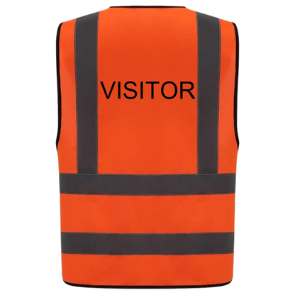 Pre-Designed Safety Vest - Classic Orange