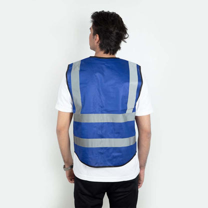 SecureZip Safety Vests - Blue