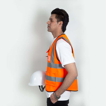 SecureZip Safety Vests - Orange