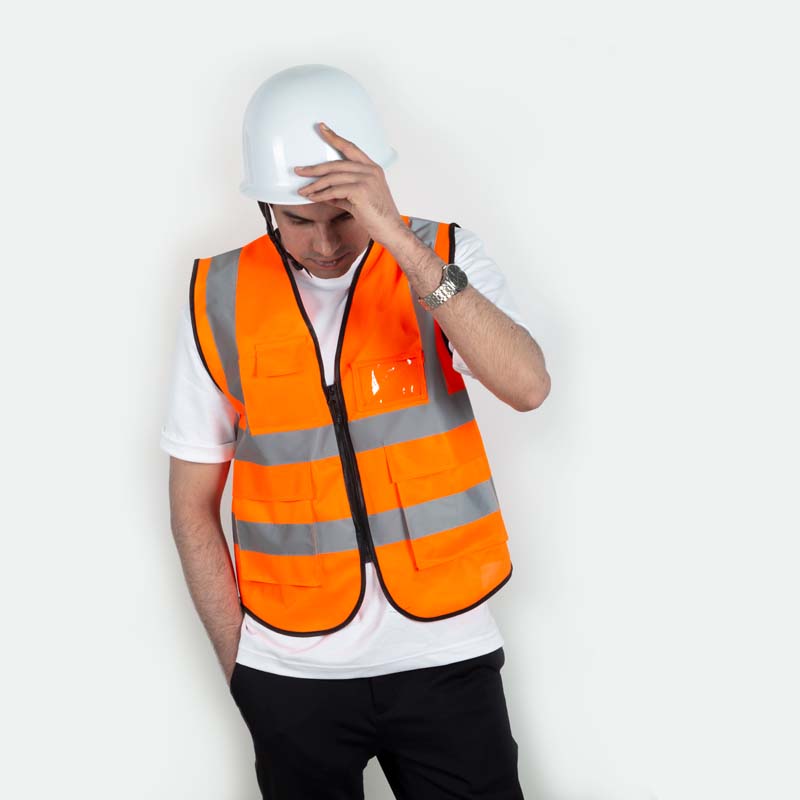 SecureZip Safety Vests - Orange