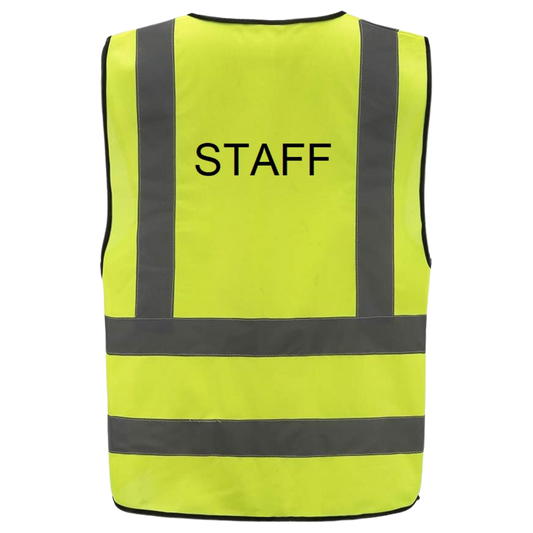 Pre-Designed Safety Vest - Classic Yellow