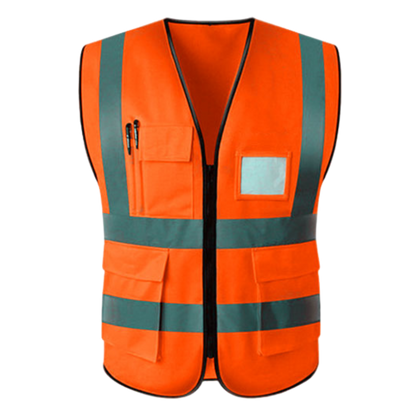 SecureZip Safety Vests - Orange