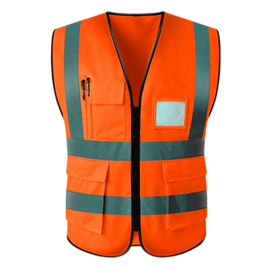 SecureZip Safety Vests - Orange