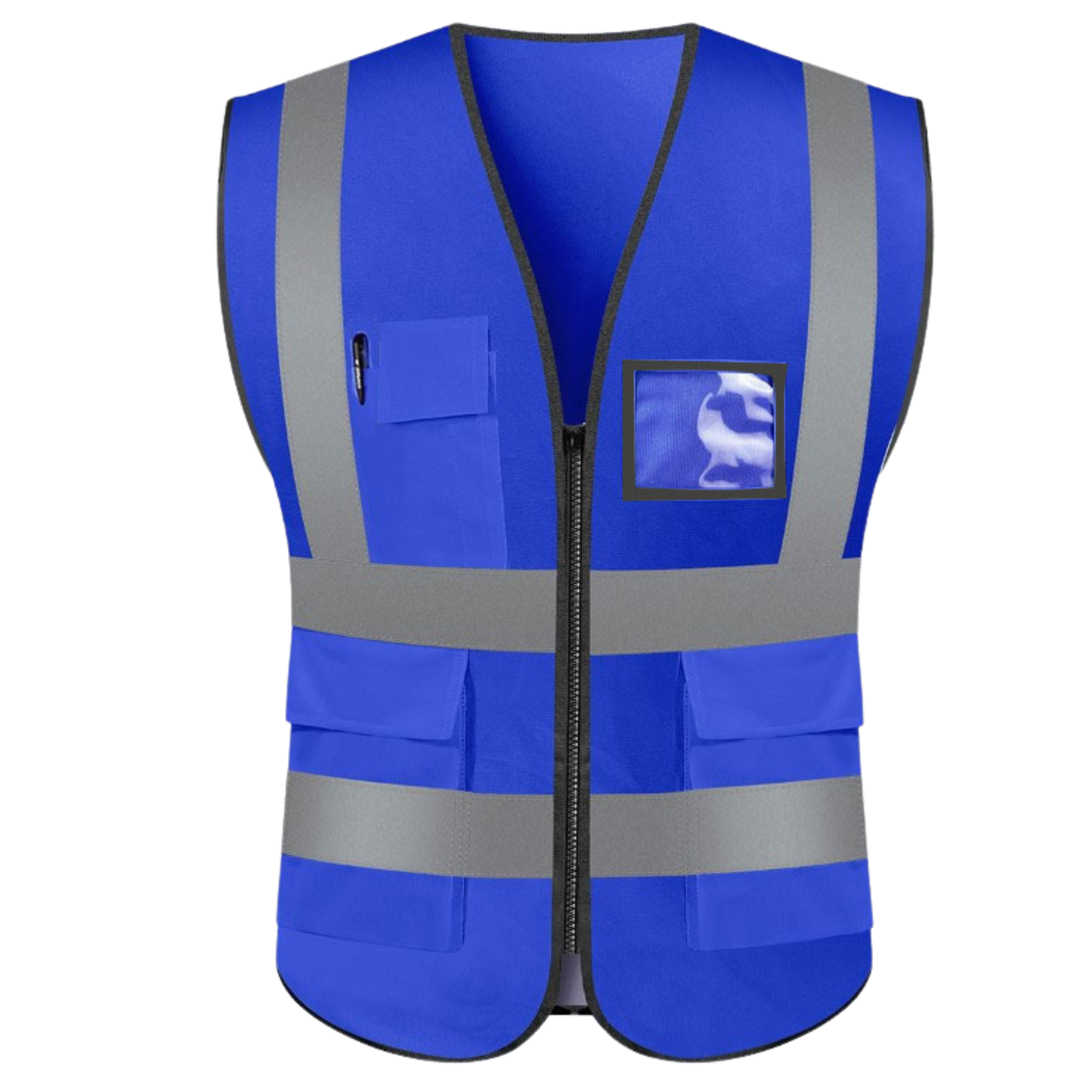 SecureZip Safety Vests - Blue