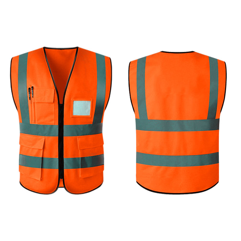 SecureZip Safety Vests - Orange