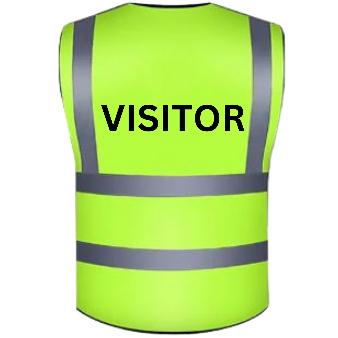 Pre-Designed Safety Vest - SecureZip Yellow