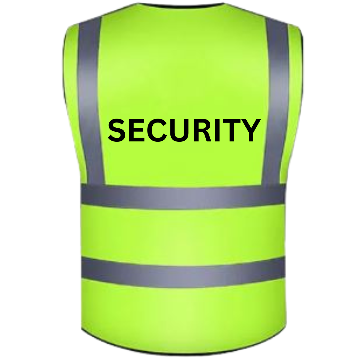 Pre-Designed Safety Vest - SecureZip Yellow